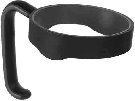 WOONEKY Vacuum Cup Handle Rigid Grip for Travel Mugs Fits Vehicle Cup Holders Black for Insulated Drinkware