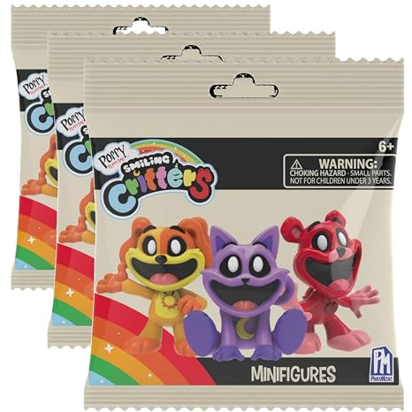 Poppy Playtime - Minifigures - S3 Critters (Packung mit 3)
