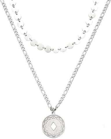 Purelei Waikiki Ketten-Set – 2-teiliges Damen Layering Schmuckset mit Lolani Necklace & Kalani Necklace – Edelstahl, wasserfest, verstellbar 35–50 cm – Gold/Silber/Roségold