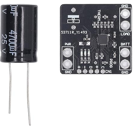 Lithium Ion Battery Charger Board MCP73871 Charging Module 4.2V 1A for GPS Navigation Systems PDAs Smartphones Portable Media Players MP3 Players and Digital Cameras