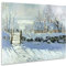 Giallobus - Gemälde - Claude Monet - Die Elster - Plexi-Acrylglas - 70x50 - Bereit zum Aufhängen - Moderne Gemälde für zu Hause