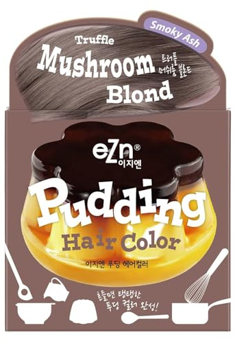 eZn Pudding Hair Color (Mushroom Blond) – Korean Dye for Sensitive Scalps