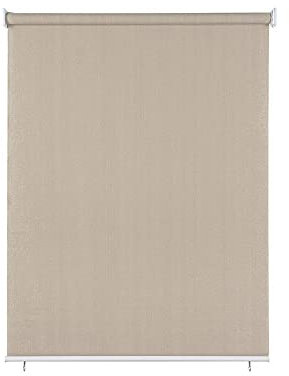 paramondo Außenrollo Senkrechtmarkise Sonnenschutz Sichtschutz für Balkon Terrasse, Freihängend, Reiß- & Wetterfest, Pflegeleicht, 160 x 140 cm (BXH) Creme