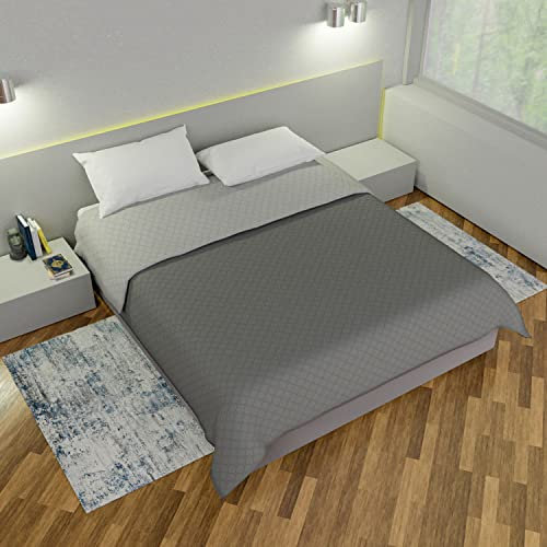 Leonardo home - Copriletto singolo primavera-estate tinta unita double face 100% poliestere e 100% MADE IN ITALY