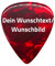Plektrum mit Wunschtext oder Wunschbild - Personalisiertes Plektrum mit Druck - Individuell und schnell gestalten mit Wunsch-Druck - mit eigenem Bild oder Text personalisieren (Medium, Rot Perlmutt)