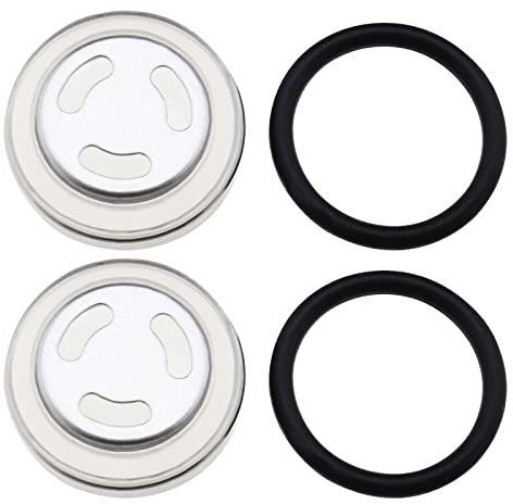2 Sets 18mm Schauglas Dichtung für Motorrad Vorne Hinten Bremse Kupplung Hauptbremszylinder Reservoir Sichtspiegel Motorrad Zubehör
