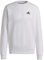 adidas Herren Feelcozy Essentials Fleece Sweatshirt, White/Black, L