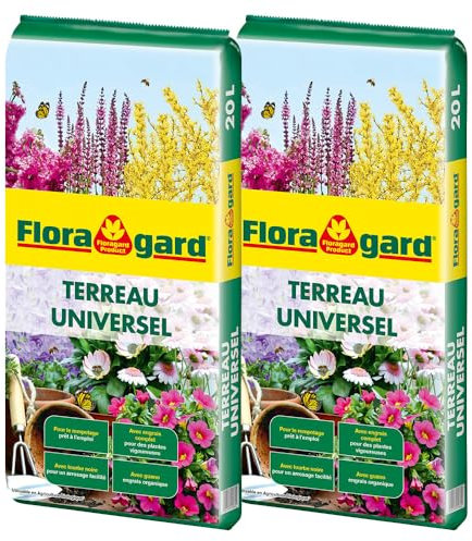 Floragard TERREAU UNI UAB 2x20L