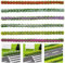 Cayway 6 Farbe Miniatur Strauchstreifen Scenics Gras Grasbüschel, Grasbüschel Flower Grass Tufts Sandtisch Scenics Gras für Miniatur Tabletop Spiele Modelleisenbahn Geländebau