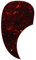 Akustikgitarre Pickguard Aufkleber Gitarre Pickguard Anti-Kratzfolie Selbstklebende Rückplatte für die meisten Gitarren