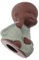 HOLIDYOYO Monk Figurine Deko Kreative Mönch Statue Für Schreibtisch Und Wohnung Langlebig Und Dekorativ Meditation Deko Für Kinderzimmer Und Wohnzimmer