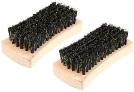 BESTYASH 2stücke Schuhbürste Mit Natürlichen Holzborsten Für Effizientes Schuhwaschen Und Haushaltswäsche Ergonomischer Griff Für Bequemes Reinigen rutschfest Nässe