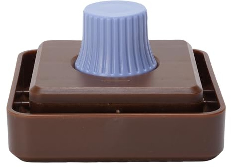 Dpofirs Build Plate Cleaner Microfiber Holder, Sturdy Practical Build Plate Cleaner Microfiber Gripper for Office (Brown)