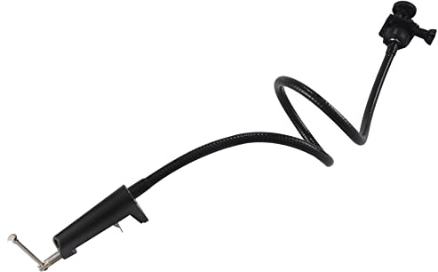 Wadakada Webcam Stand, Upgraded Webcam Mount Stand with Flexible Gooseneck Arm and Clamp, Suit for Webcam C920,C922,C930