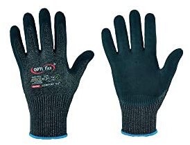 12 Paar Schnittschutzhandschuhe Optiflex Soft Cut 5 - schwarz/schwarz