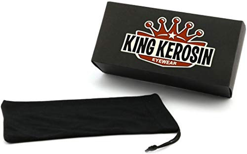 King Kerosin Sonnenbrille Sonnenbrille 4.0 blau verspiegelt, Unisex, Casual/Fashion, Sommer, Polycarbonat, Einheitsgröße