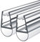 Heilmetz Duschabtrennung, 2 x 100cm Duschdichtung für Glasstärken von 4-6mm, PVC-Material, Wasserabweiser, Schimmelbeständig, Einfache Montage