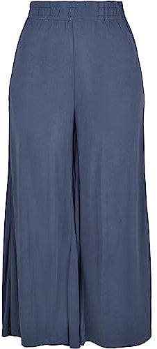Urban Classics Hose Ladies Modal Culotte Pantalon, vintageblue, 4XL Femme