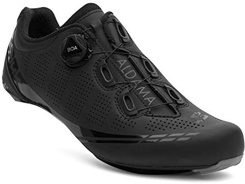 Spiuk Sportline Road Zapatilla Carretera ALDAMA, Adultos Unisex, Negro Mate, T. 45
