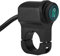 Interruttore Fari Moto, Interruttore ON/OFF Moto 12V, Manubrio Universale Impermeabile 22 mm Faro Moto Fendinebbia Interruttore Spot con Spia (Verde)