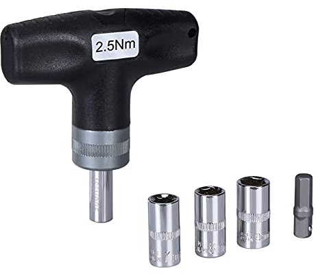 pour clé dynamométrique TL-SmootherPreset 1.8Nm 2.5Nm Socket Hex Sûr et Rapide 7/8 / 9MM pour imprimante 3D V6 Volcano MK8 MK10 CR10S Pro Nozzle (Couleur: 2,5 Nm Tous Les Kits)