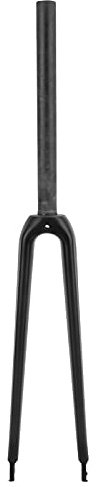 Fourche Avant de Vélo, Fourche Avant Allongée 700C en Fiber de Carbone Vélo de Route à Suspension C Frein Tube Droit Déconnexion Rapide(Noir Mat) Vélos et