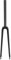 Fourche Avant de Vélo, Fourche Avant Allongée 700C en Fiber de Carbone Vélo de Route à Suspension C Frein Tube Droit Déconnexion Rapide(Noir Mat) Vélos et