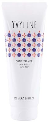 YVYLINE Condiktioner Haarspülung für lockiges Haar, 250 ml, Creme für Locken, formend, entwirrend, für lockiges Haar, perfekt ohne Parabene, hergestellt in Italien