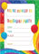 Kirsten McMillan 32 Rainbow Birthday Party Invitations for Kids with Envelopes - Pack of 32 Rainbow Party Invites for Girls & Boys - Designed and Printed in the UK