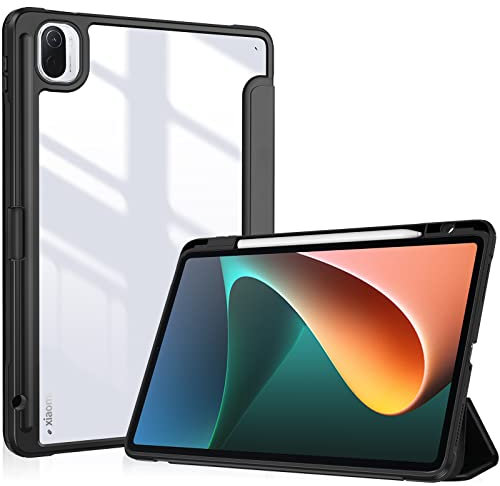 ProCase Funda para Xiaomi Mi Pad 5/Mi Pad 5 Pro 2021 11.0”, Protector Estuche Folio con Porta Lápiz para Xiaomi Mi Pad 5 / Mi Pad 5 Pro 11 Pulgadas 2021 -Negro