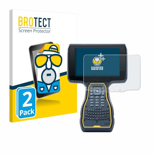 BROTECT Entspiegelungs-Schutzfolie für Trimble TSC7 Controller (2 Stück) Matte Displayschutz-Folie, Anti-Reflex, Anti-Fingerprint
