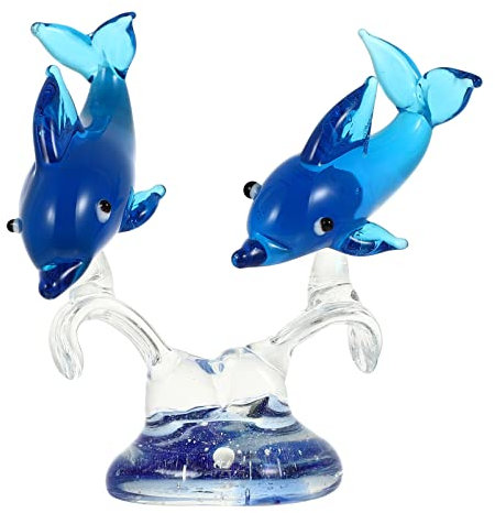 Delfin Ornament Hochzeit Dekoration Dekorationen Vintage Kristall Delfin Statue Kristall Delfin Figur Autos Ornament Glas Delfin Figur Glas Delfin Dekoration