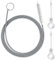 3Pcs Feeding Tube Brush Set, Refrigerator Scrub Brushes, Flexible Feeding Tube Cleaning Brush and Pipe Drain Cleaner for Shower Kitchen Refrigerator Drain Hole