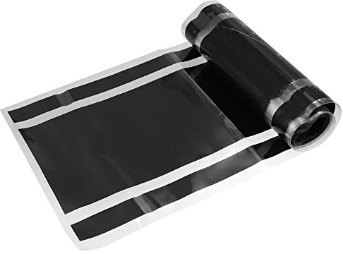 A ABSOPRO 7.09x70.87 Auto Cappuccio Striscia Motivo Adesivo Esterno Decal Nero