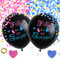 Yontree 2PCS Ballons Gender Reveal en FRANÇAIS, Ballon pour Révéler Sexe du Bébé Fille ou Garcon Ballons 90cm avec Confettis Rose et Bleu pour Gender Reveal Party Décoration Baby Shower Décoration