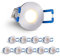 LongLife LED 10er Set Einbaustrahler Mini 3W 2700K silber IP65 Dimmbare Strahler für Terrassenüberdachung, Carports, Dachüberständen