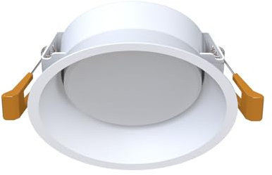Licht-Erlebnisse Einbaustrahler rund Weiß GX53 Metall Ø 12 cm Loch: Ø 102 mm Unterputz klein innen Deckenlampe Spot Leuchte Wohnzimmer Küche Flur