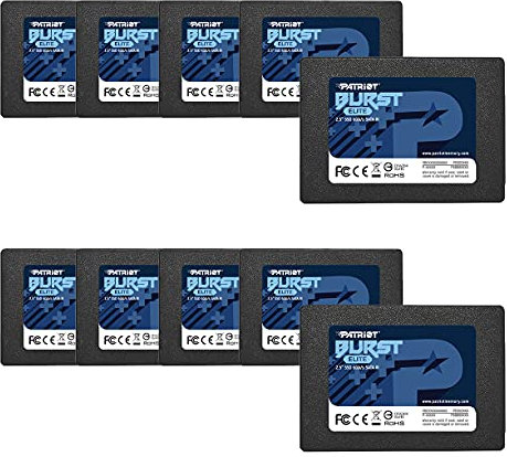 Patriot Burst Elite SATA 3 960GB SSD 2.5 - 10 Pack - PBE960GS25SSD10