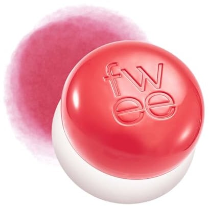 fwee Blurry Pudding Pot | Airbrushed Blush & Lip, Buildable Pigment, Long-lasting, Lightweight, Easy to Blend, Natural Soft Matte Finish - BFF (Pink Coral) | 0.17 oz