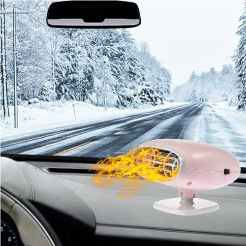 Riloer 12V 150W 2 in1 chauffage allume cigare 12v voiture chauffage ventilateur de refroidissement dégivreur désembuage