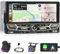 Inefala Autoradio Bluetooth 2 Din con Carplay Android Auto 6,9 Pollici Touchscreen Stereo Auto Supporta Bluetooth Vivavoce/Mirror Link/FM Radio/USB/Tipo-C/AUX/TF/EQ con Telecamera Posteriore