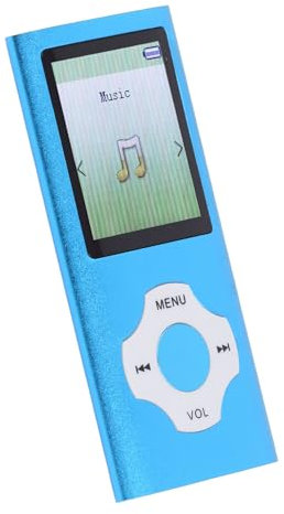 Lecteur MP3 Bluetooth 5.0 Portable - Lecteur de Musique Numérique avec Écran 1,8 Pouces, Haut-Parleur Intégré, Enregistreur Vocal, Prend en Charge jusqu'à 128 Go de Stockage