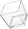 BCOATH Hydrokultur-pflanzgefäß Rechteckige Vasen Für Tafelaufsätze Klare Quadratische Vase Grünes Dekor Mundgeblasene Vase Einzelne Blumenvase Pflanzen Terrarienschale Transparent Glas