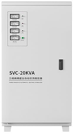 IYUESQ Stabilizzatore di Tensione, regolatore/stabilizzatore di Tensione per impieghi gravosi da 20 KVA, stabilizzatore di Corrente CA trifase con Protezione da interruzione del Circuito