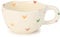 Koythin Ceramic Coffee Mug, Handmade Hot Chocolate Mugs, Cute Cup for Girl Women, Aesthetic Tea Milk Cup with Handle, 8.5 oz/250 ml for Latte, Cocoa, Office, Home (Colorful Little Hearts)