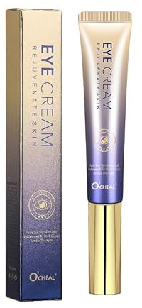 O'CHEAL Anti-Falten-Augencreme mit Rollerball Schnell trocknende feuchtigkeitsspendende Hyaluronsäure Erfrischendes Augenserum verblasst feine Linie 20g