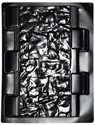 Stepping Stone Mold Concrete Block Maker House Decoration Mold for Garden Pathway Yard Lawn ABS Material 38x28cm 33.5x25cm 4cm 412g