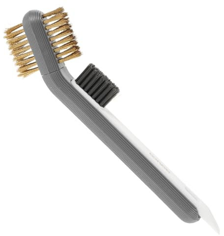 VALICLUD Decontamination Brush for Kitchen Stove Ergonomic Rotating Crevice Cleaner Scrub Brush for Deep Cleaning Grates for Homes Restaurants