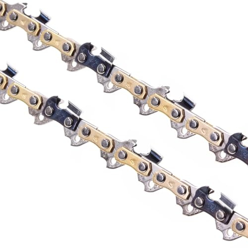 DIY-24H | 2 catene per sega a scalpello pieno compatibile con Parkside PKSA 40 Li A1 A2 B2 40 cm lunghezza di taglio 3/8 LP 56 TG 1,1 mm