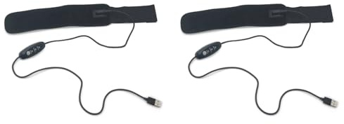Zhdbchyuu 2X Calentador de Lente de CáMara USB de 3 Engranajes, Lente, CinturóN Calefactor AnticondensacióN, Almohadilla Calefactora de RocíO, Calentador de Placa